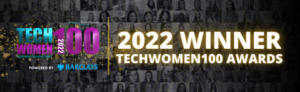 #TechWomen100 Award Banner
