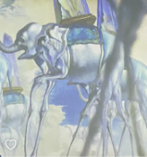 AI generated art at the Dali Cybernetics experience