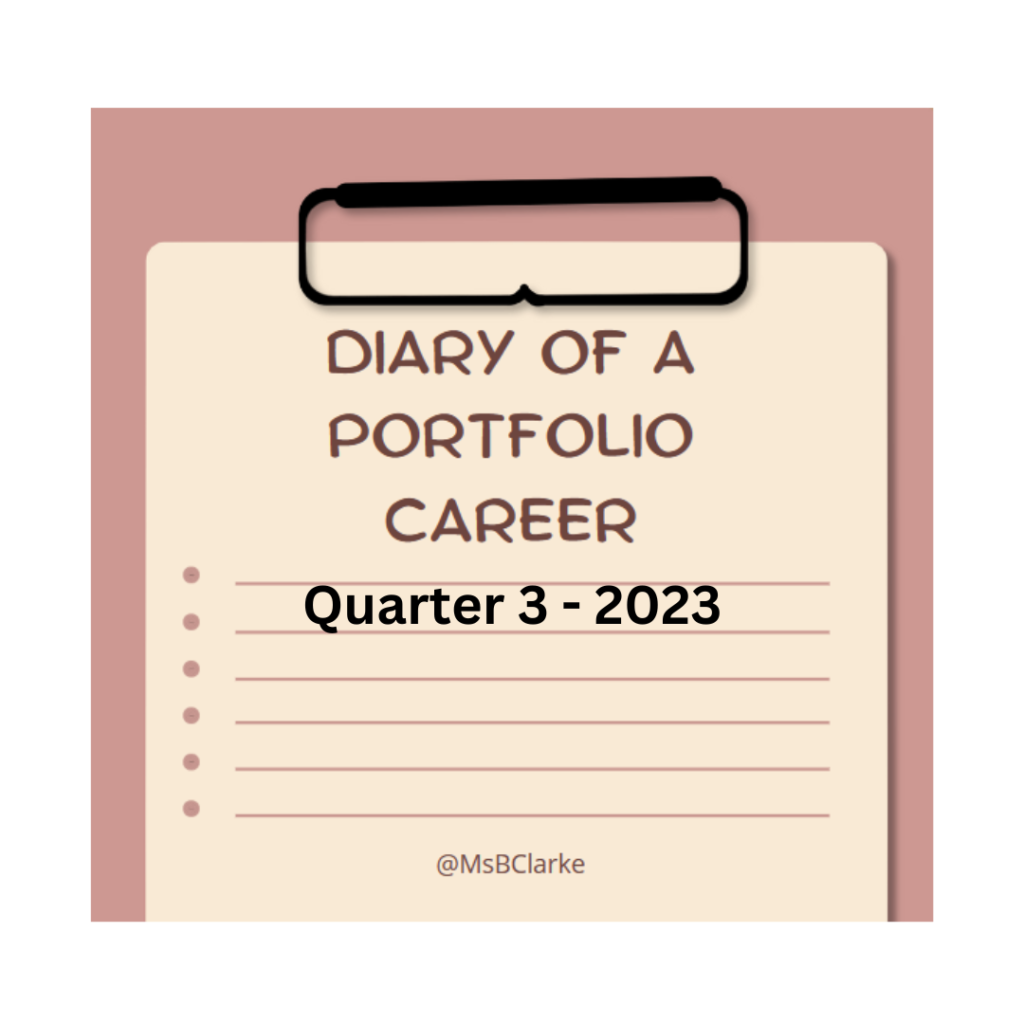 Diary of Beverly Clarke's portfolio career - Quarter 3 2023