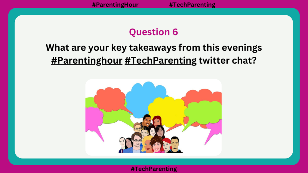 #ParentingHour with @SueAtkins and @MsBClarke #TechParenting
